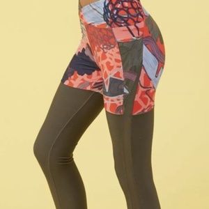 Gymshark Leggings Nikki B pineapple leggings szM